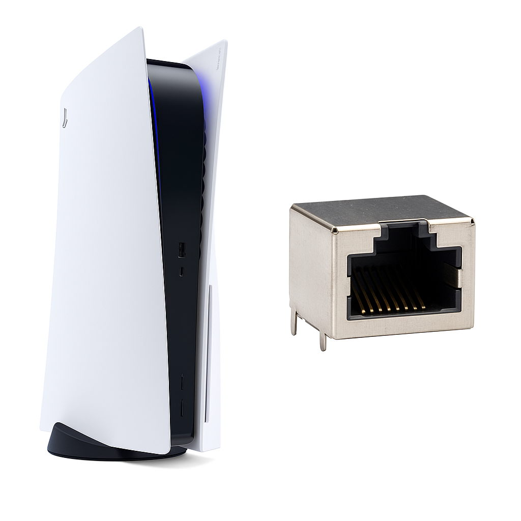 PS5 Netzwerk-LAN-Buchse-Stecker Reparatur