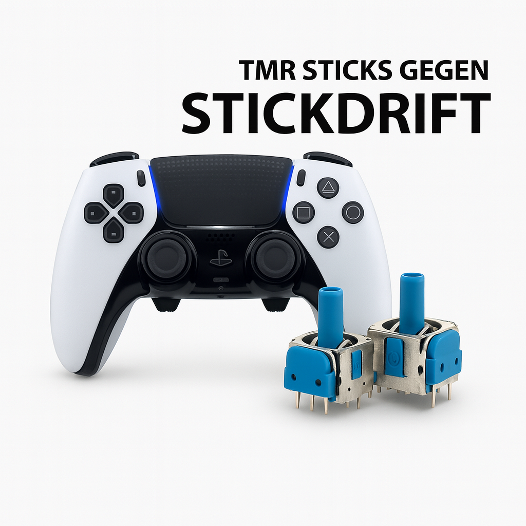 Playstation5 PS5 Stickdrift Reparatur – Halleffect / TMR Sticks Umbau Alle Modelle