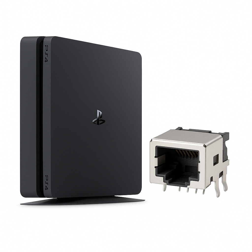 PS4-Slim Netzwerk-LAN-Buchse Reparatur