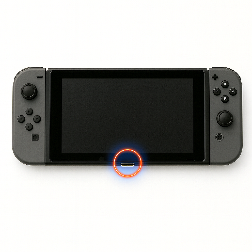 Nintendo Switch Classic USB-C Buchse Reparatur