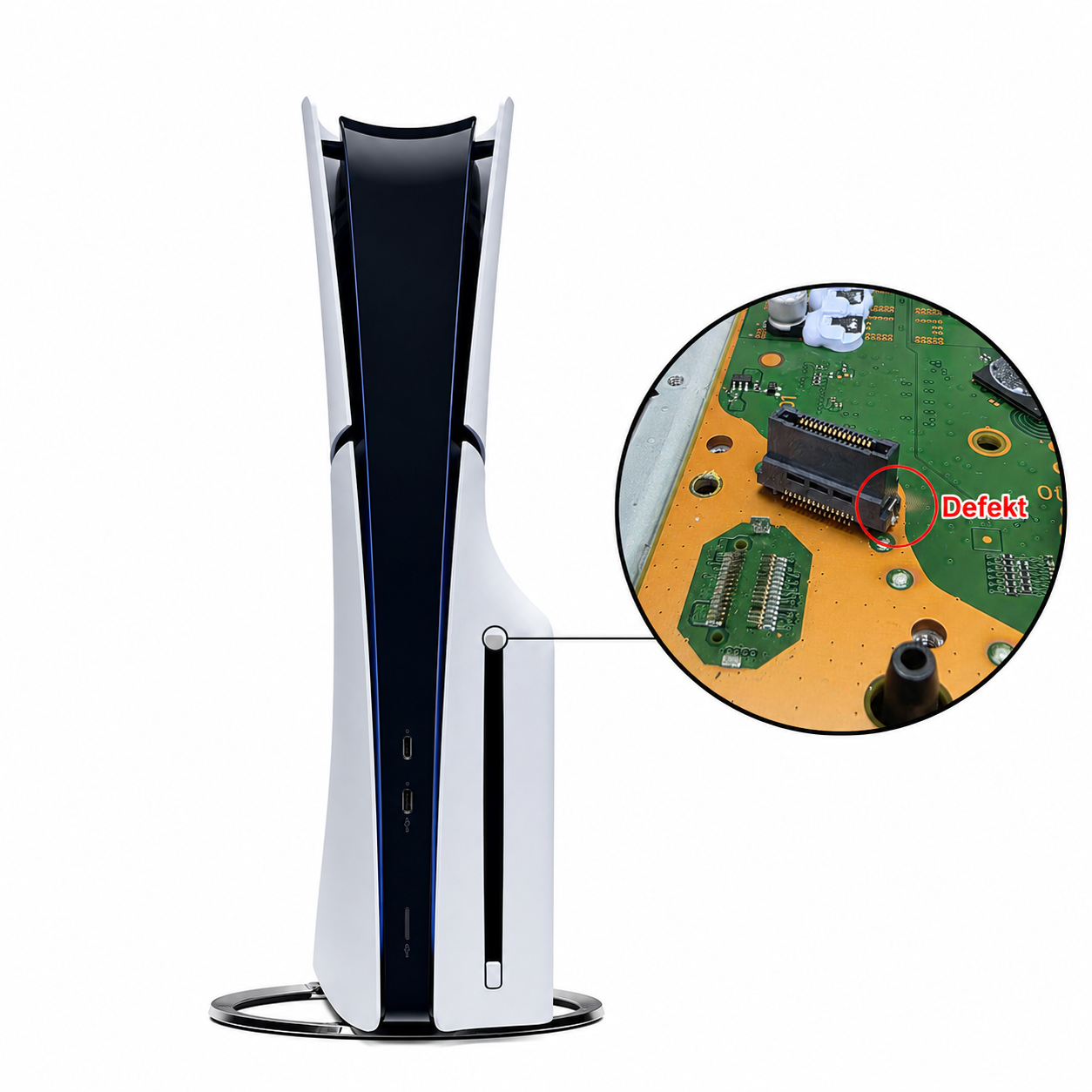 Playstation5 PS5 SLIM Laufwerks-Stecker Reparatur